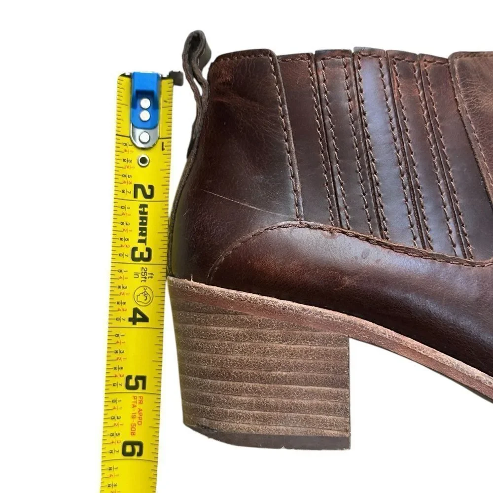 Madewell Leather Chelsea Boots Western Bonham Ankle Size 8